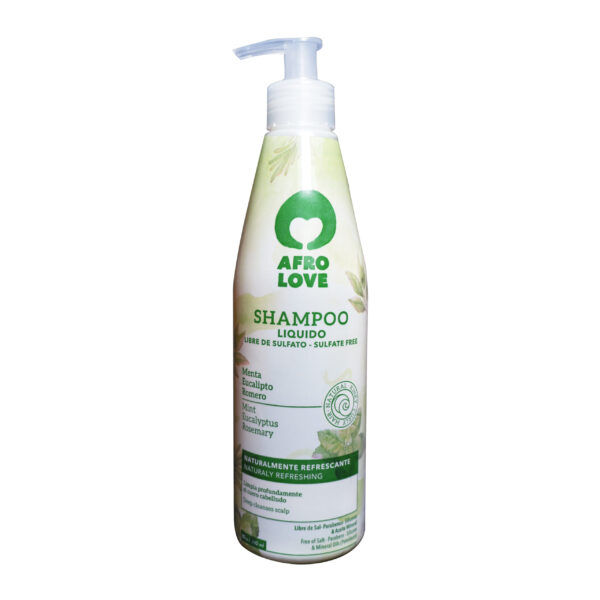 Shampoo menta Afrolove 290 ml